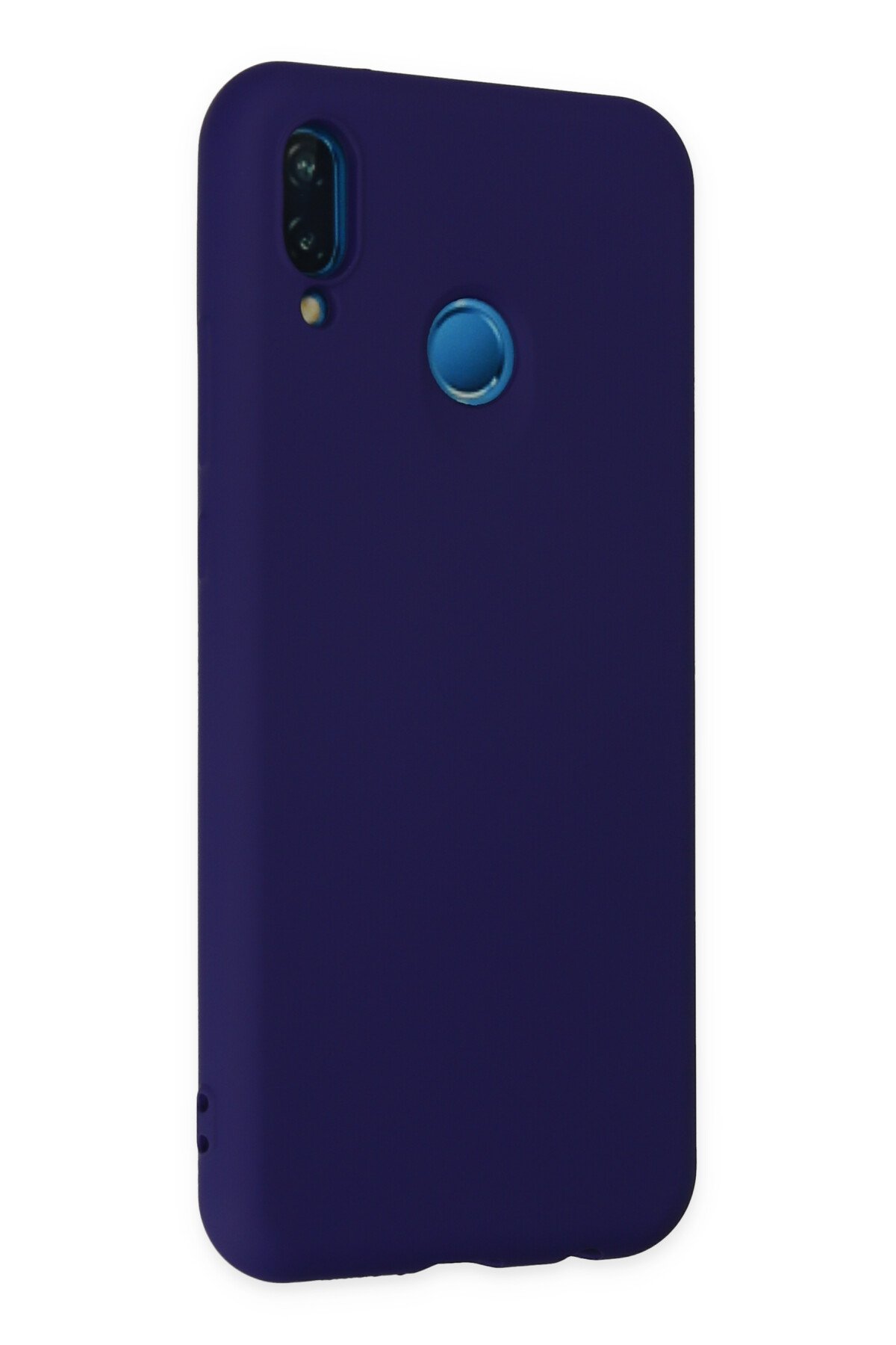 Newface Huawei P20 Lite Kılıf Nano içi Kadife Silikon - Mavi