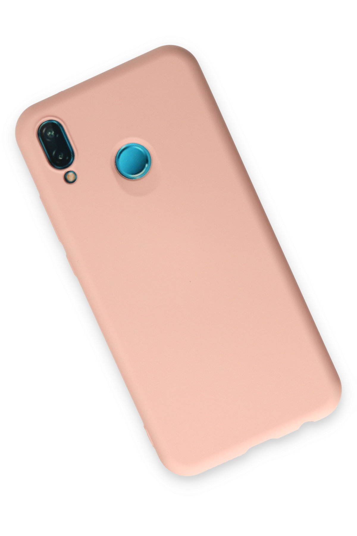 Newface Huawei P20 Lite Kılıf Nano içi Kadife Silikon - Sarı