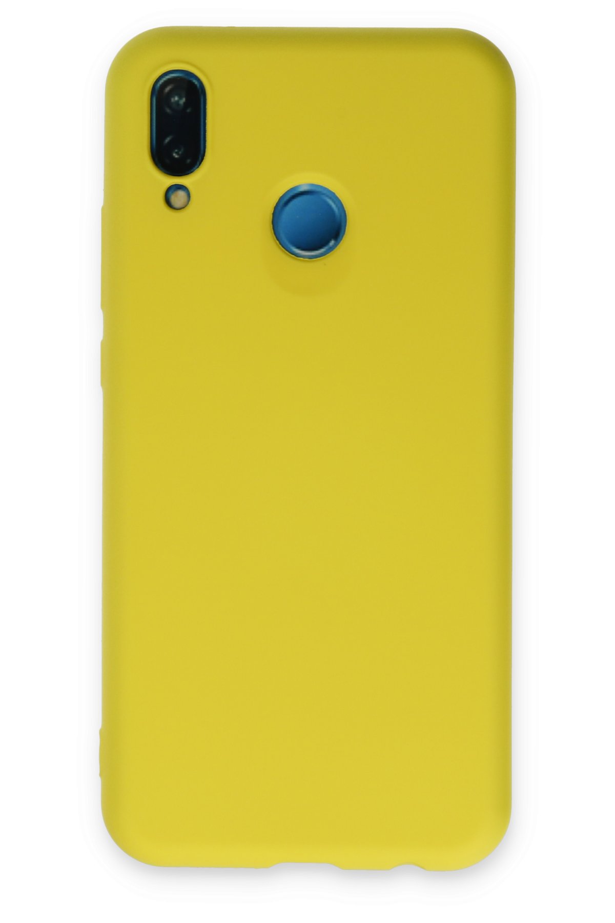 Newface Huawei P20 Lite Kılıf Sofya Yüzüklü Silikon Kapak - Gold