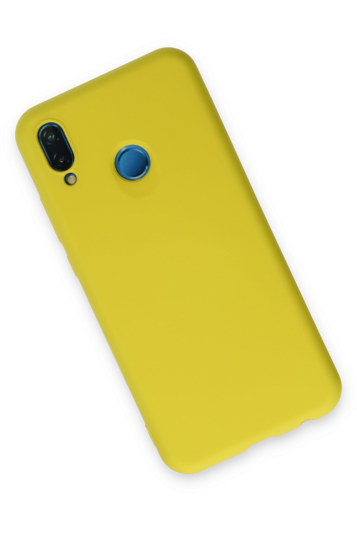 Newface Huawei P20 Lite Kılıf Sofya Yüzüklü Silikon Kapak - Gold