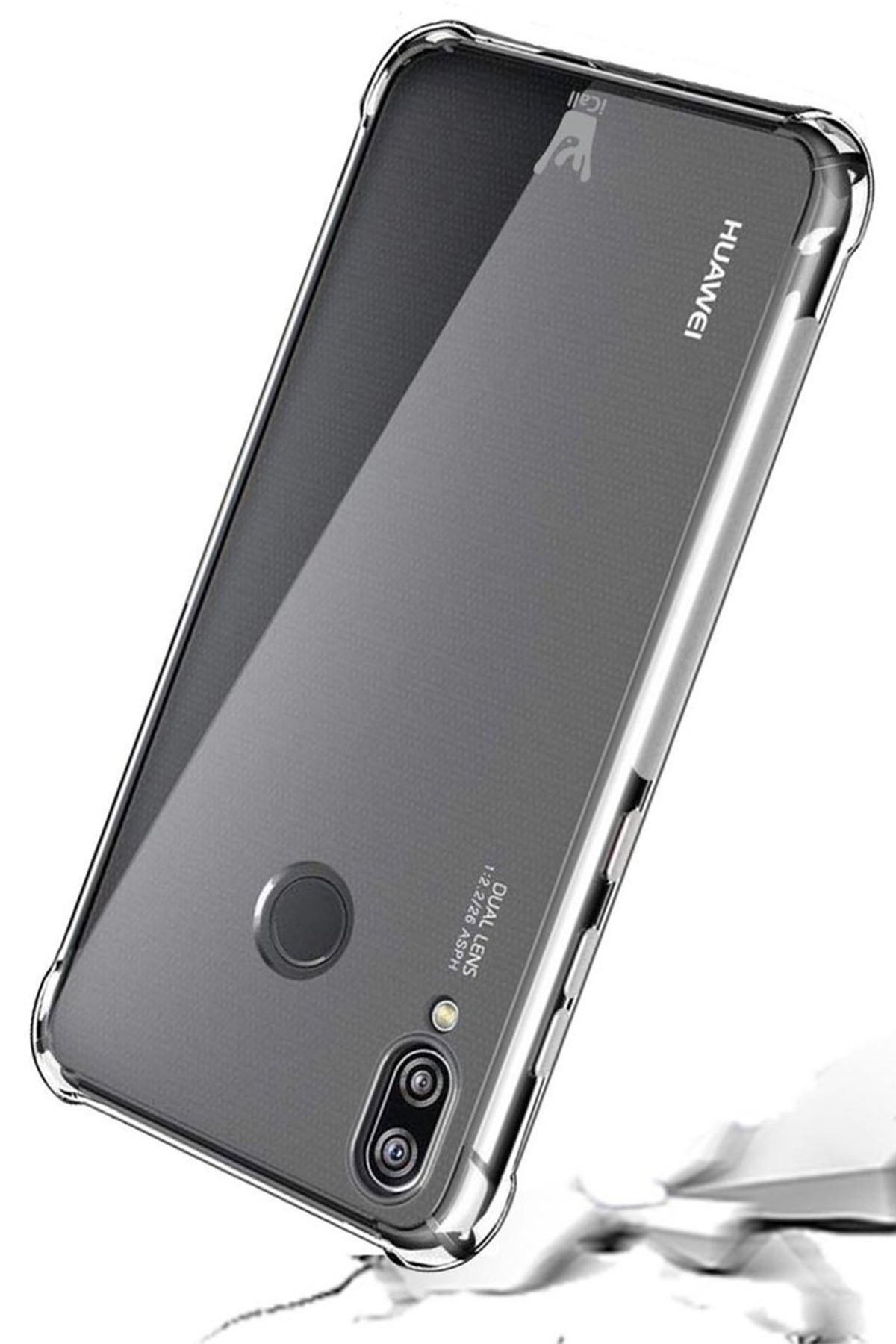 Newface Huawei P20 Lite Kılıf Nano içi Kadife  Silikon - Kırmızı