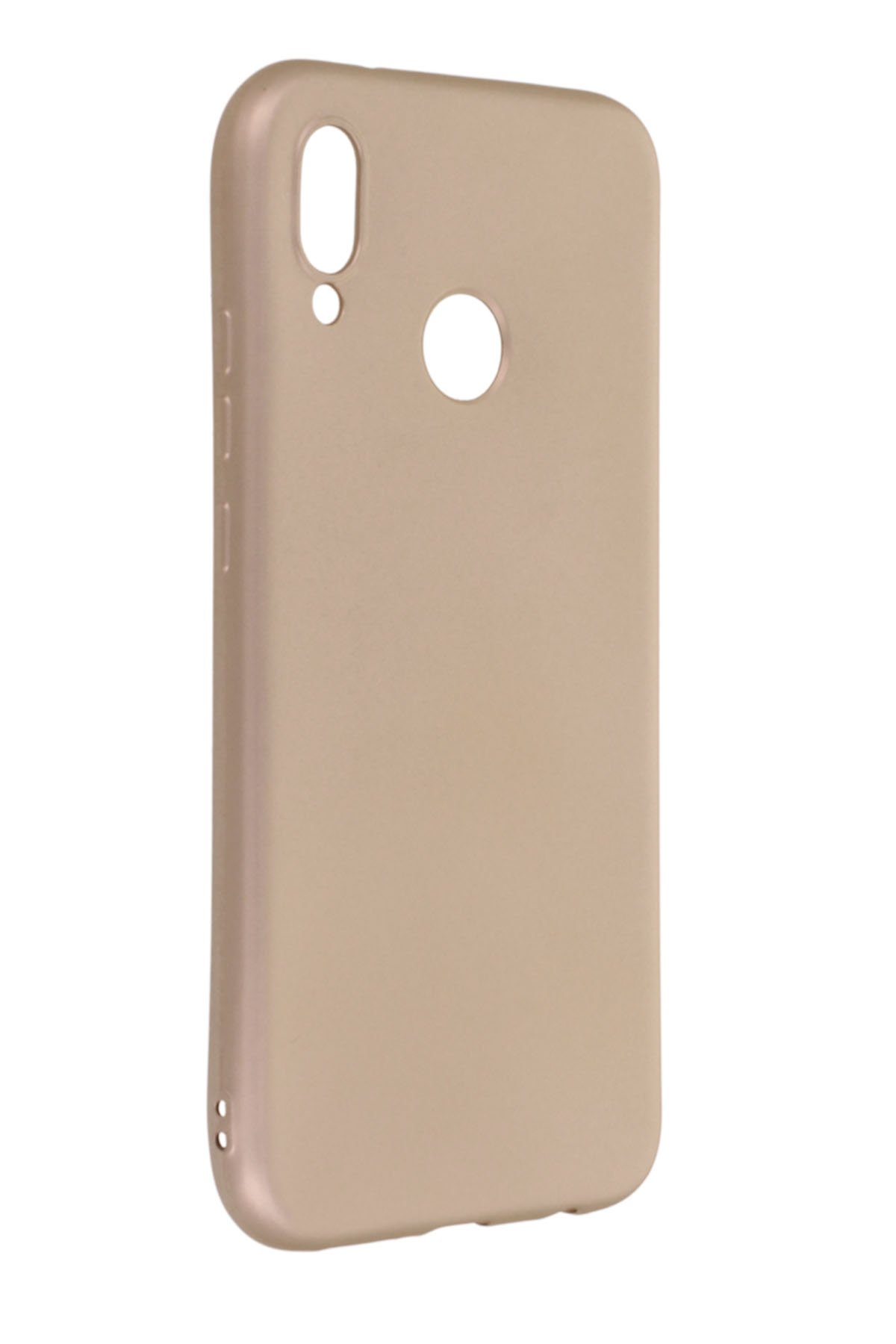 Newface Huawei P20 Lite Kılıf Nano içi Kadife Silikon - Mavi