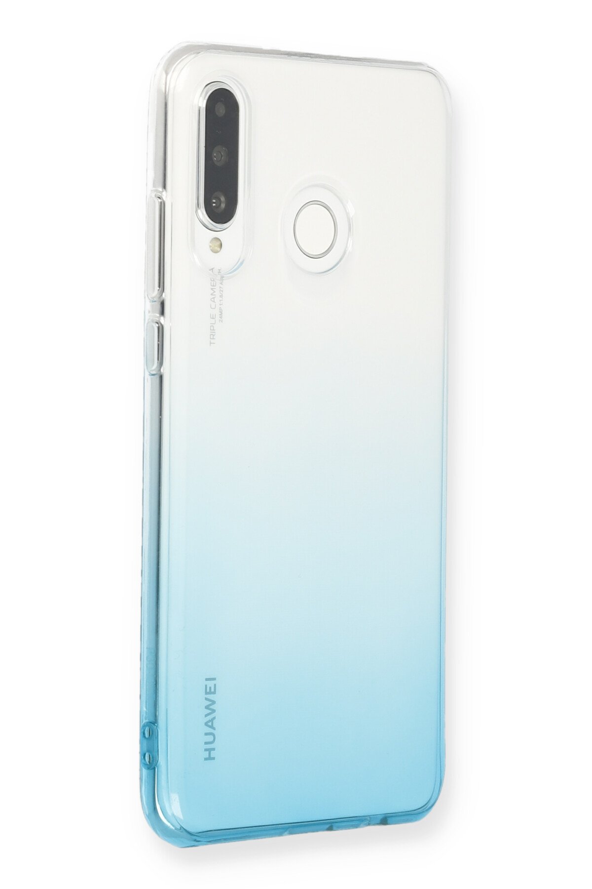 Newface Huawei P30 Lite Kılıf Palm Buzlu Kamera Sürgülü Silikon - Siyah