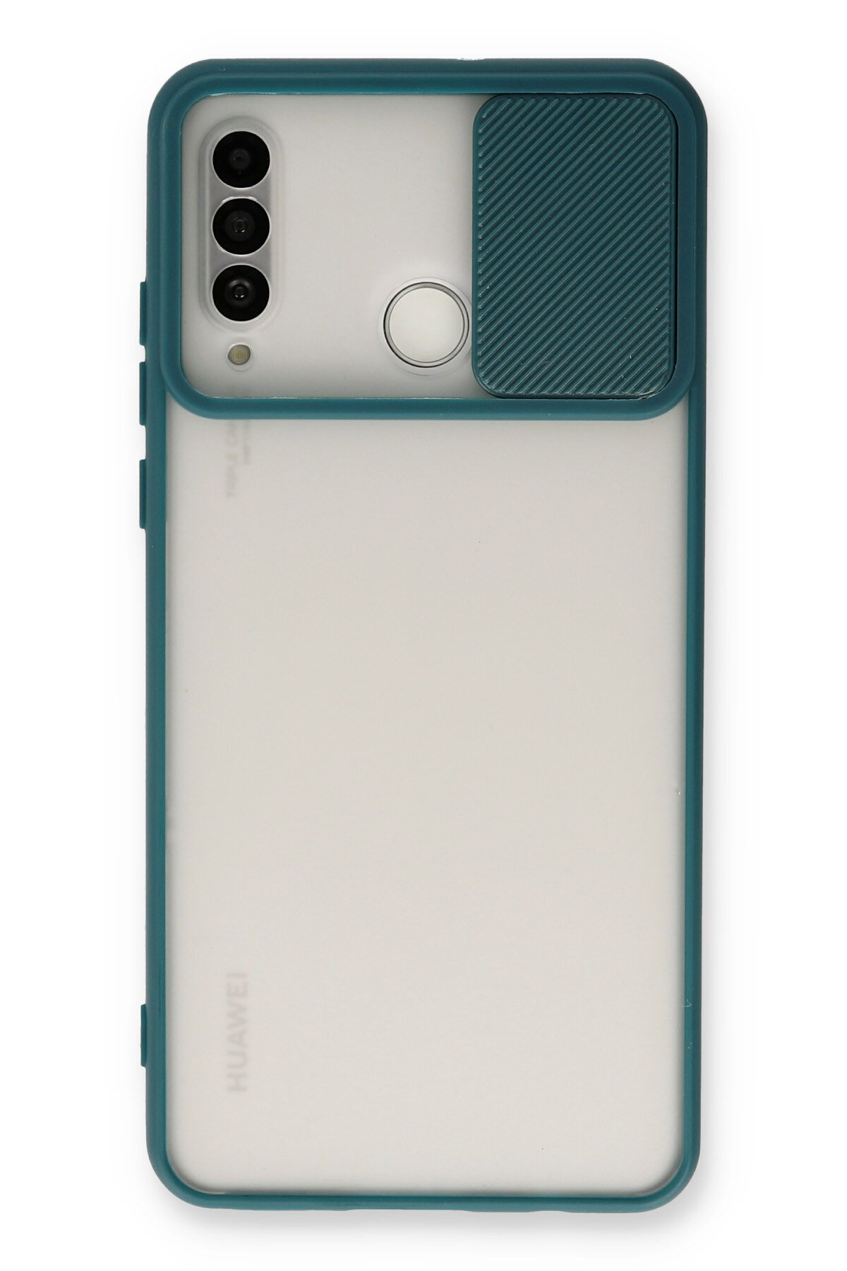Newface Huawei P30 Lite Kılıf Nano içi Kadife Silikon - Turuncu