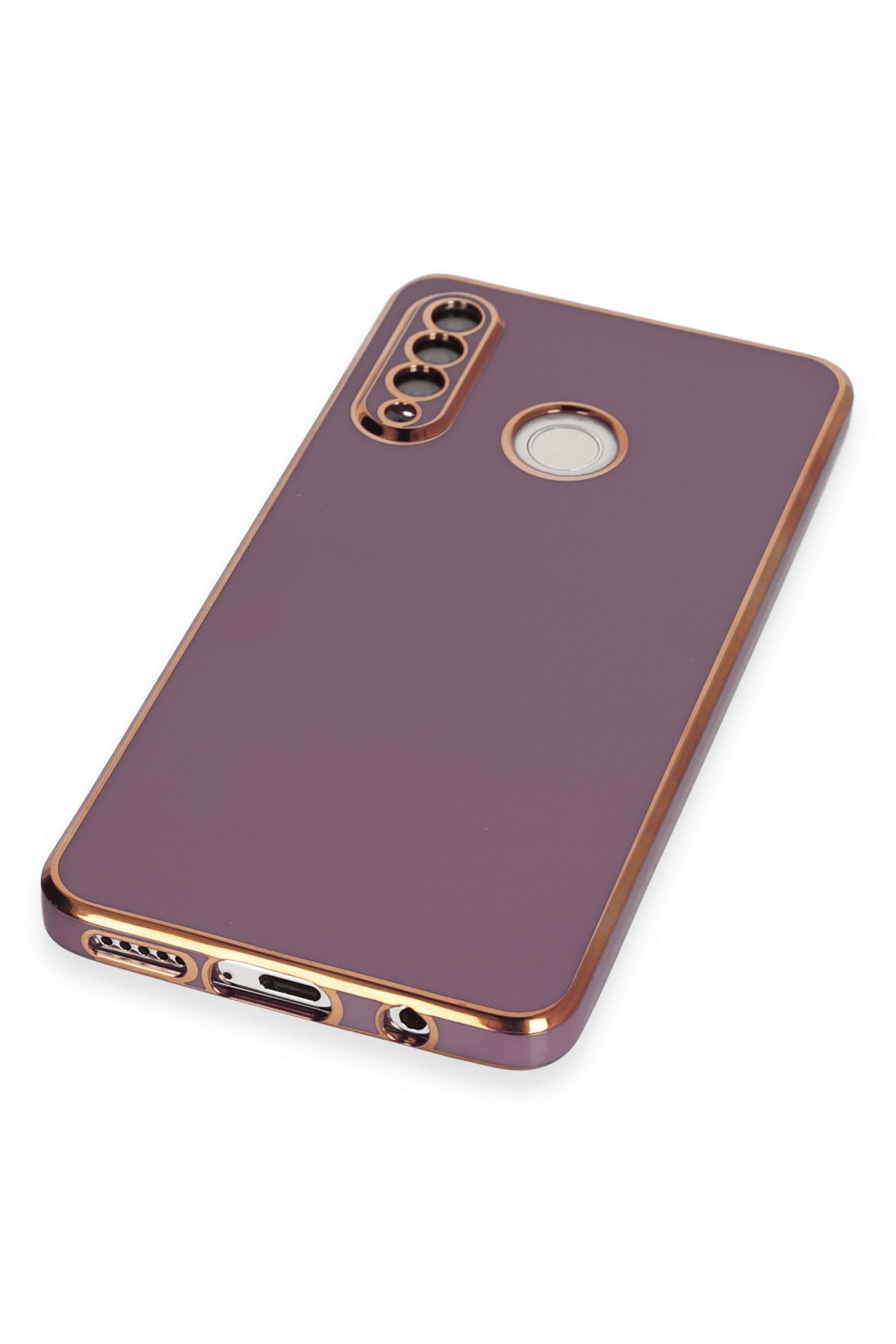 Newface Huawei P30 Lite Kılıf Palm Buzlu Kamera Sürgülü Silikon - Siyah