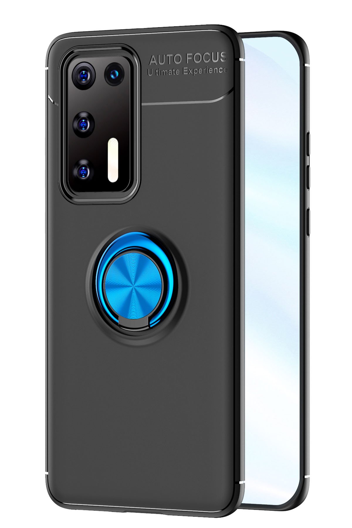 Newface Huawei P40 Kılıf Tank Silikon Kapak - Siyah