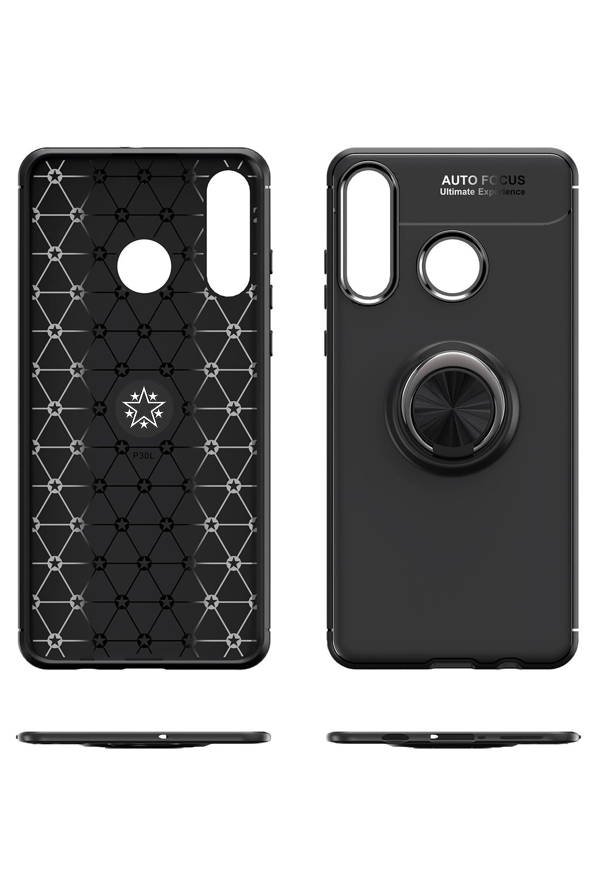 Newface Huawei P40 Lite E Kılıf Montreal Silikon Kapak - Siyah