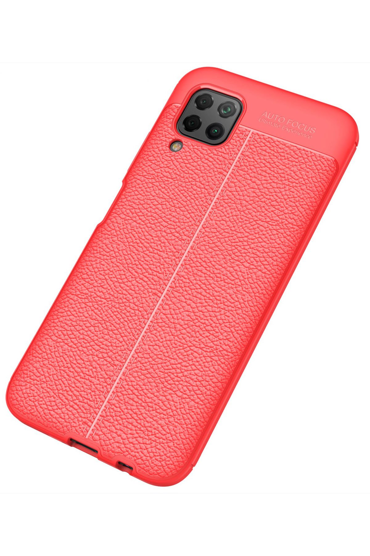 Newface Huawei P40 Lite Kılıf Miami Şeffaf Silikon  - Koyu Yeşil