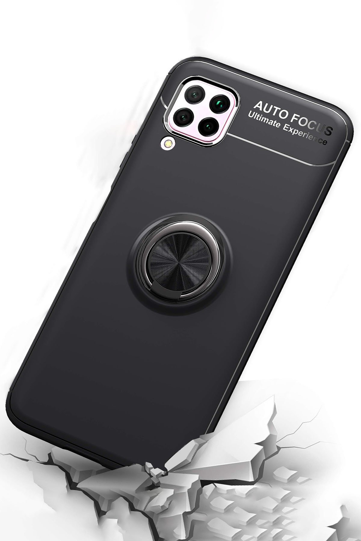 Newface Huawei P40 Lite Kılıf Montreal Silikon Kapak - Siyah