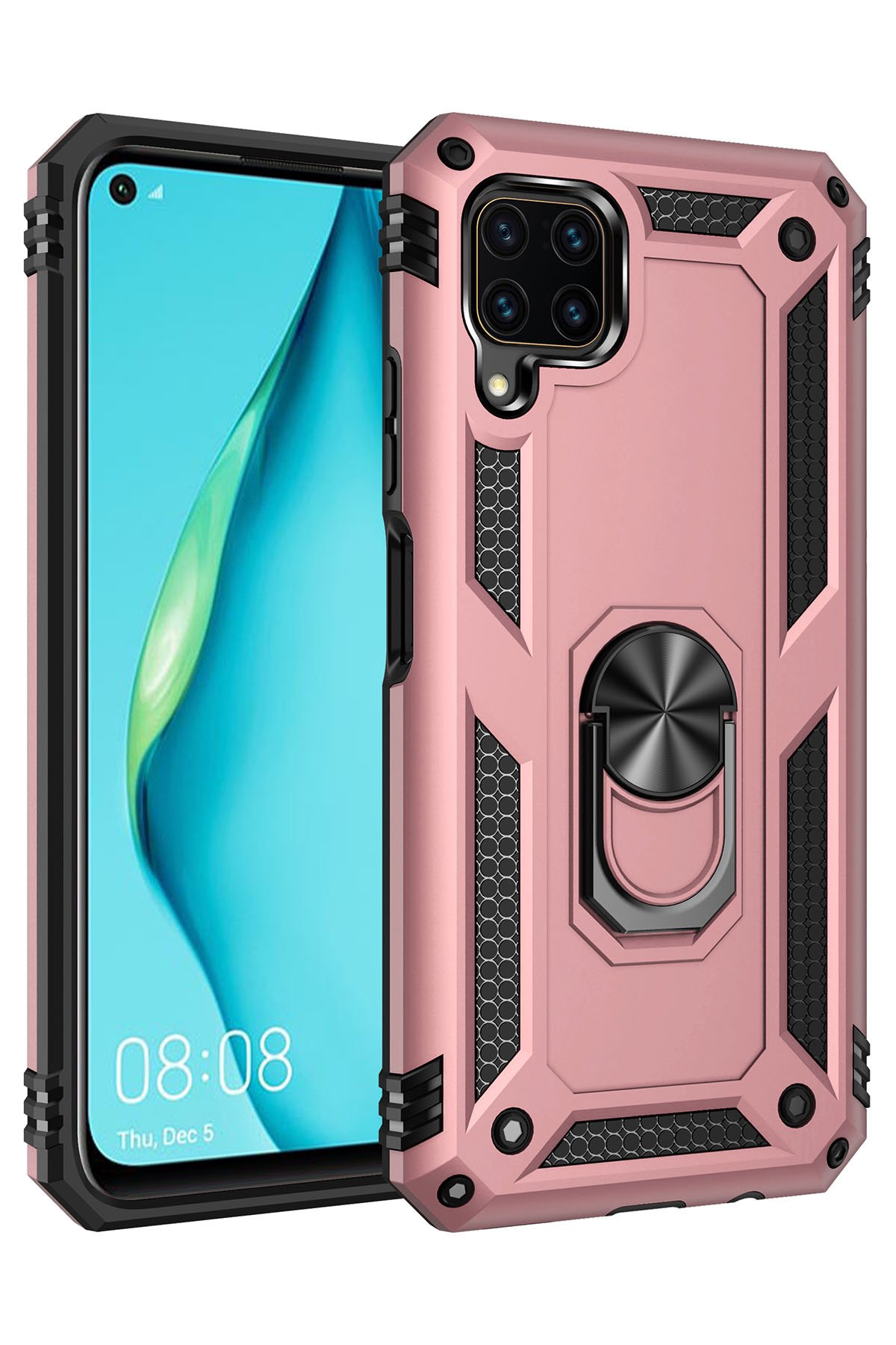 Newface Huawei P40 Lite Kılıf Trend S Plus Kapaklı Kılıf - Siyah