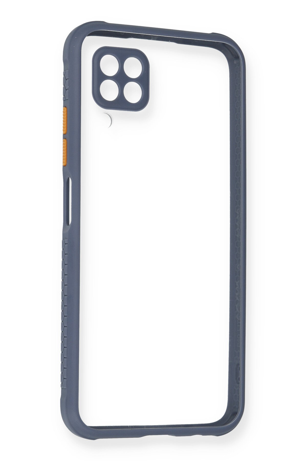 Newface Huawei P40 Lite Kılıf Miami Şeffaf Silikon - Siyah