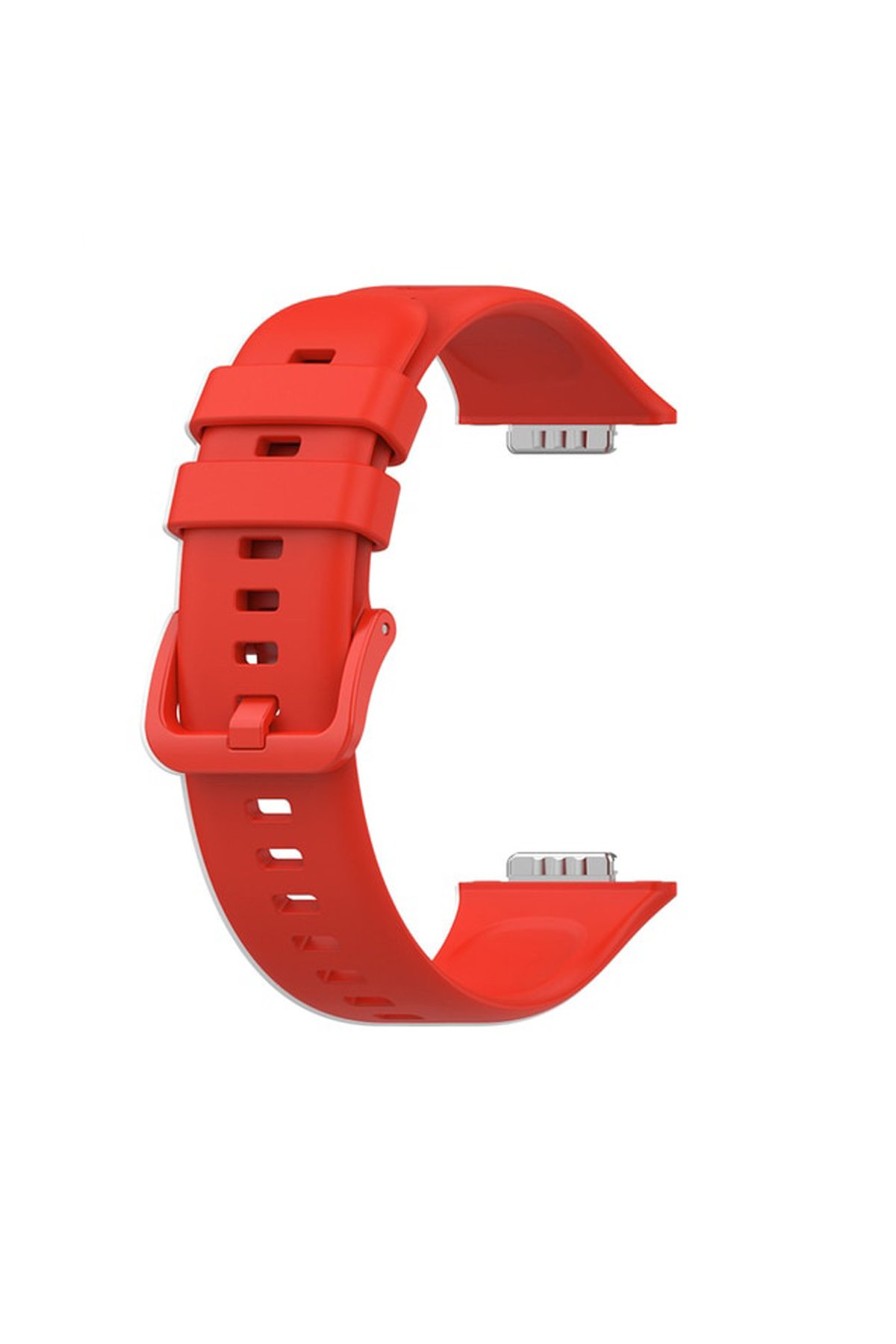 Newface Huawei Watch Fit 2 Spor Delikli Kordon - Siyah-Beyaz