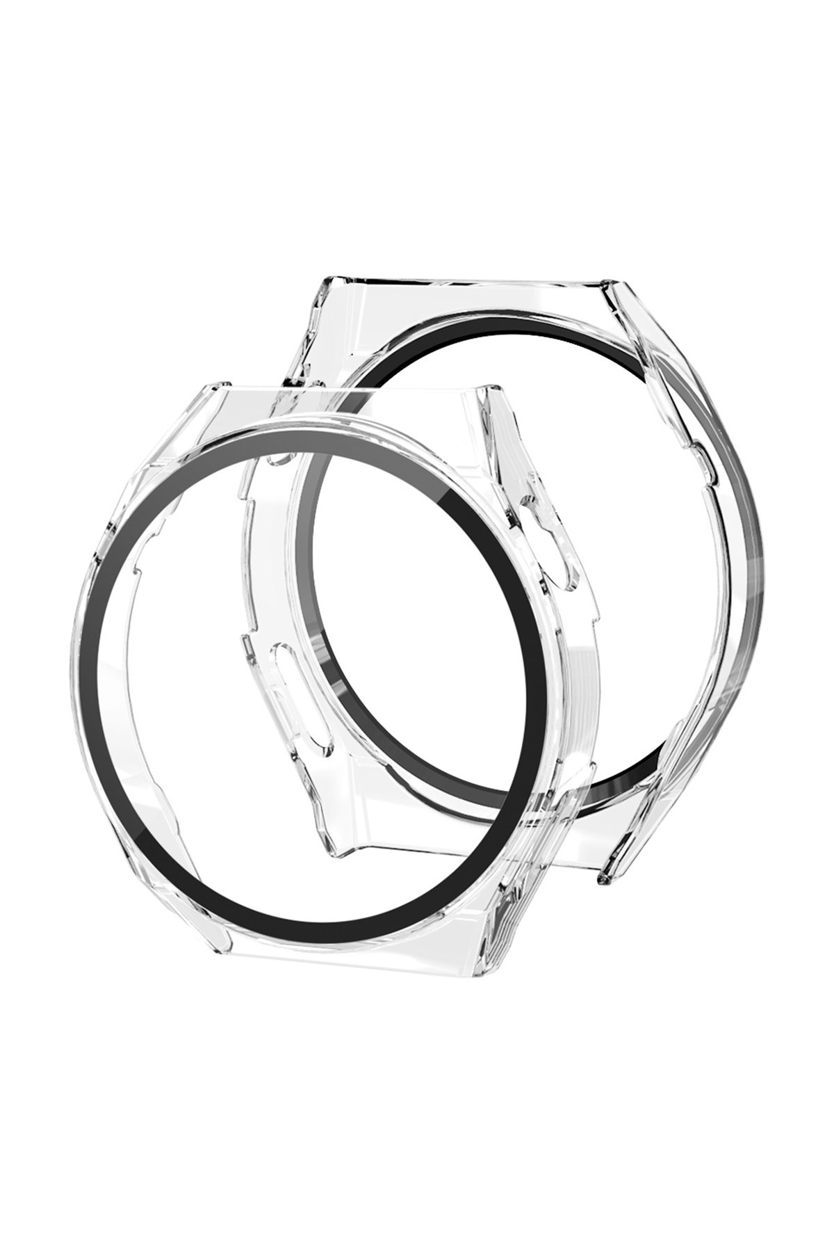 Newface Huawei Watch GT3 42mm Dota Camlı Kasa Ekran Koruyucu - Gümüş
