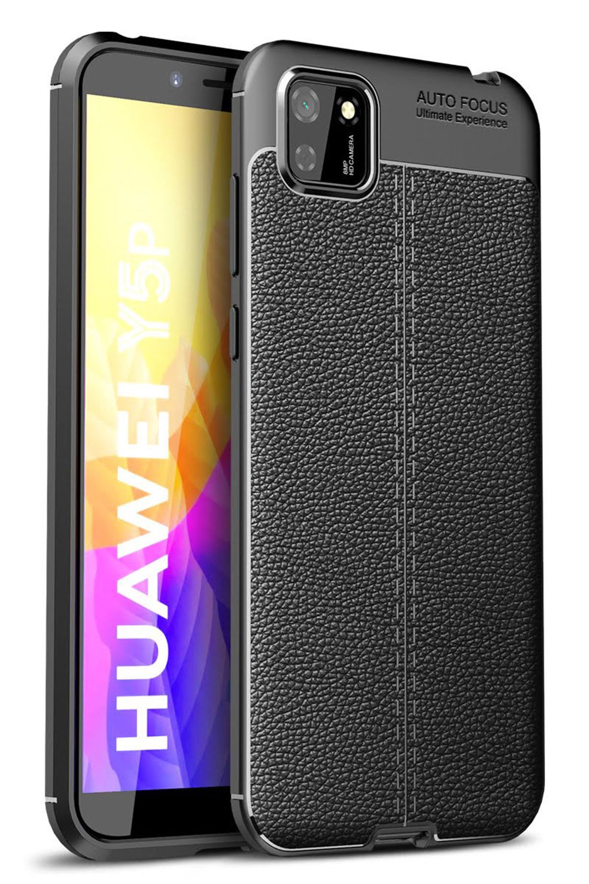 Newface Huawei Y5P Kılıf First Silikon - Mürdüm