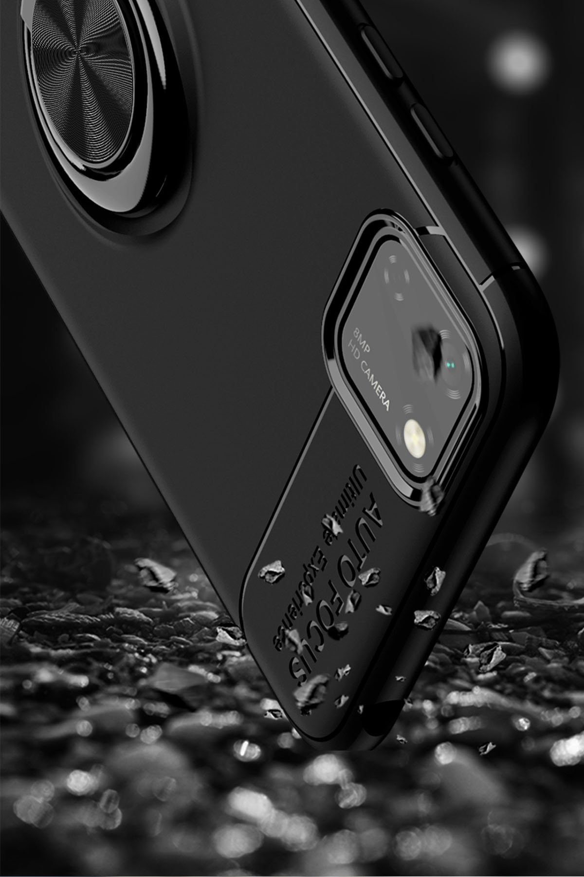 Newface Huawei Y5P Kılıf Lüx Çift Renkli Silikon - Mavi