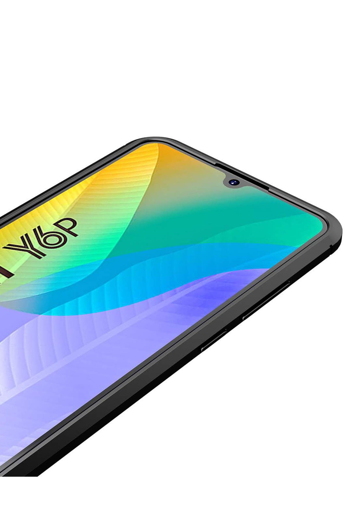 Newface Huawei Y6P Kılıf Montreal Silikon Kapak - Lacivert