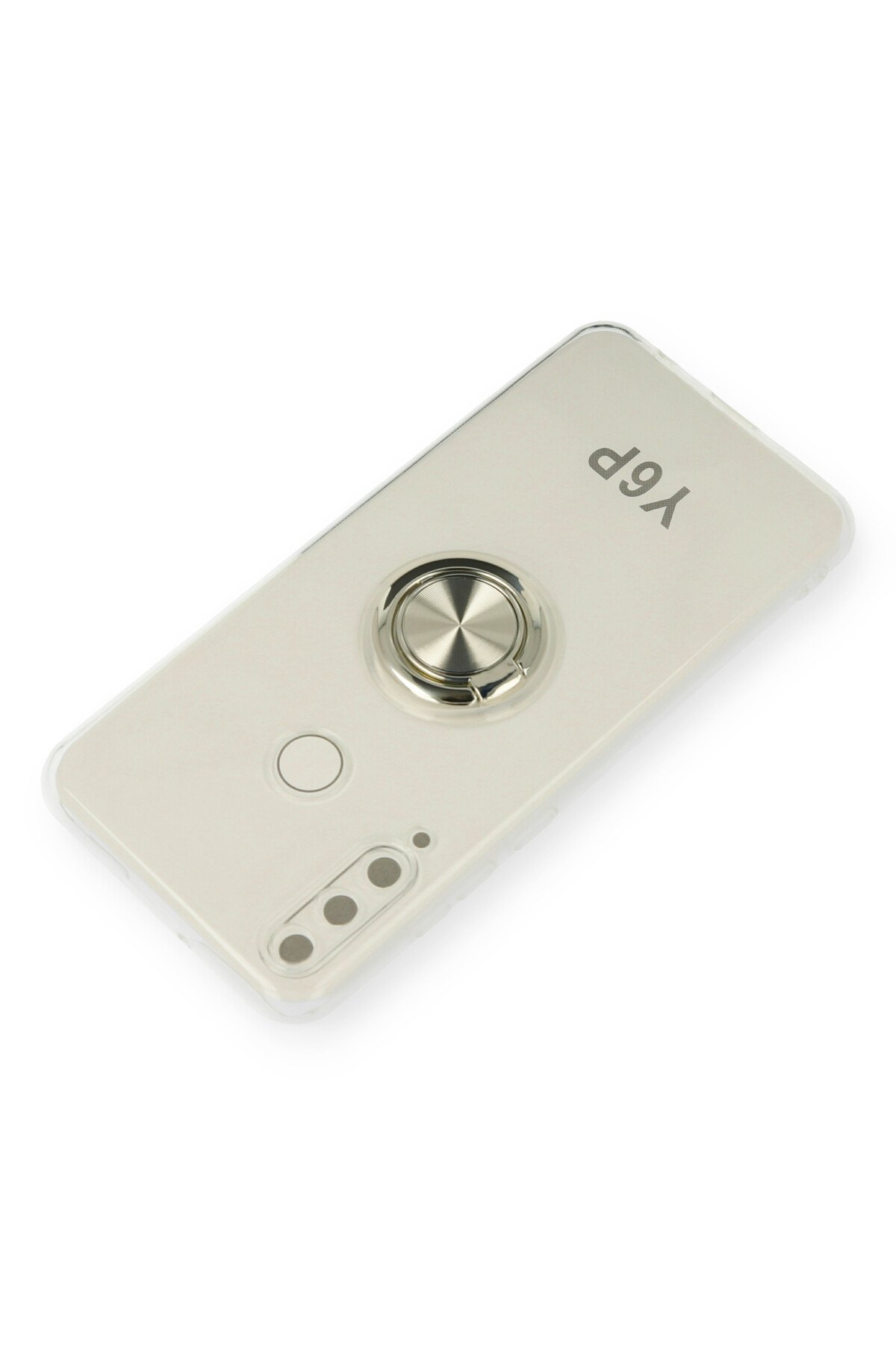 Newface Huawei Y6P Kılıf Range Yüzüklü Silikon - Kırmızı