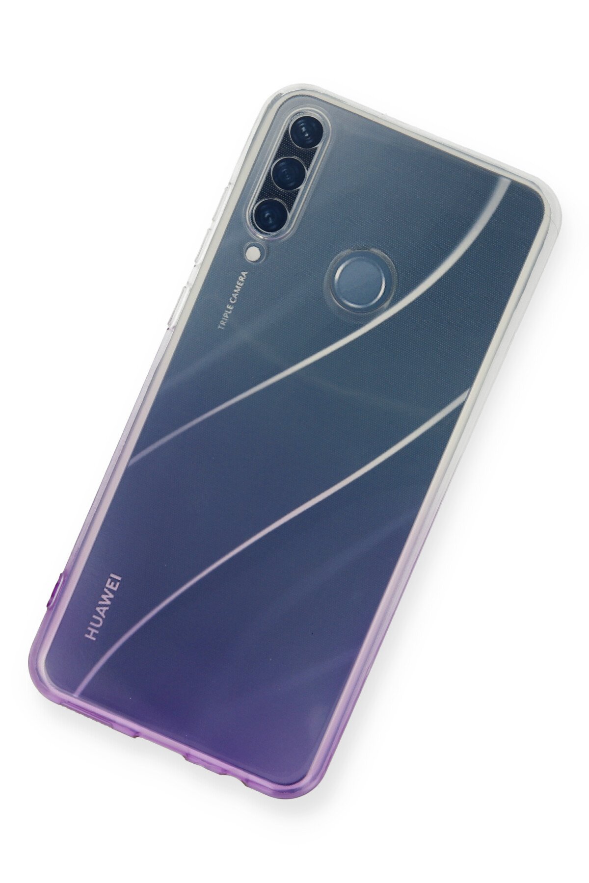 Newface Huawei Y6P Kılıf Nano içi Kadife  Silikon - Sarı