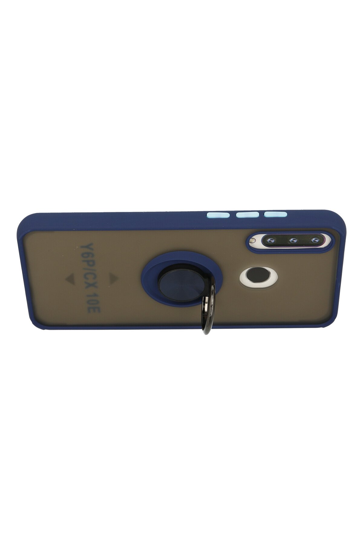 Newface Huawei Y6P Kılıf Auto Focus Karbon Kapak - Lacivert