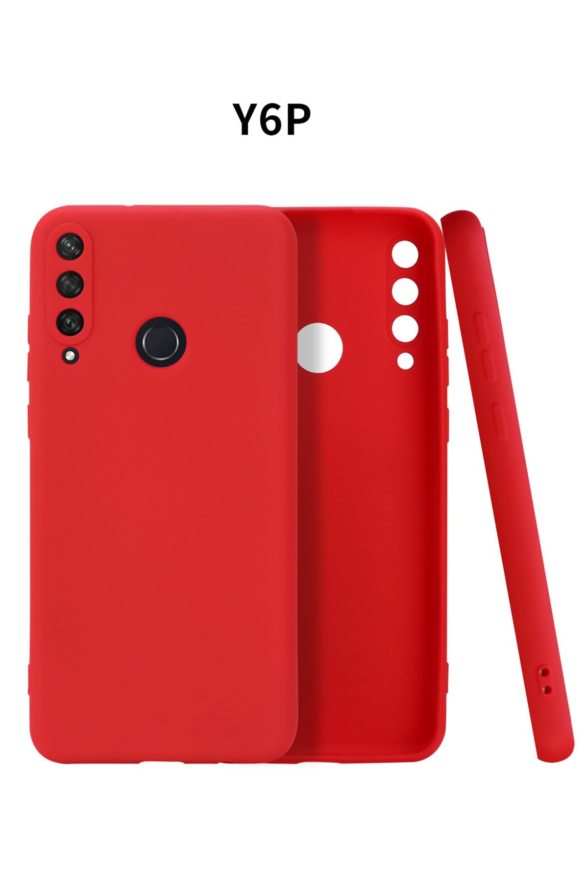 Newface Huawei Y6P Kılıf First Silikon - Lacivert