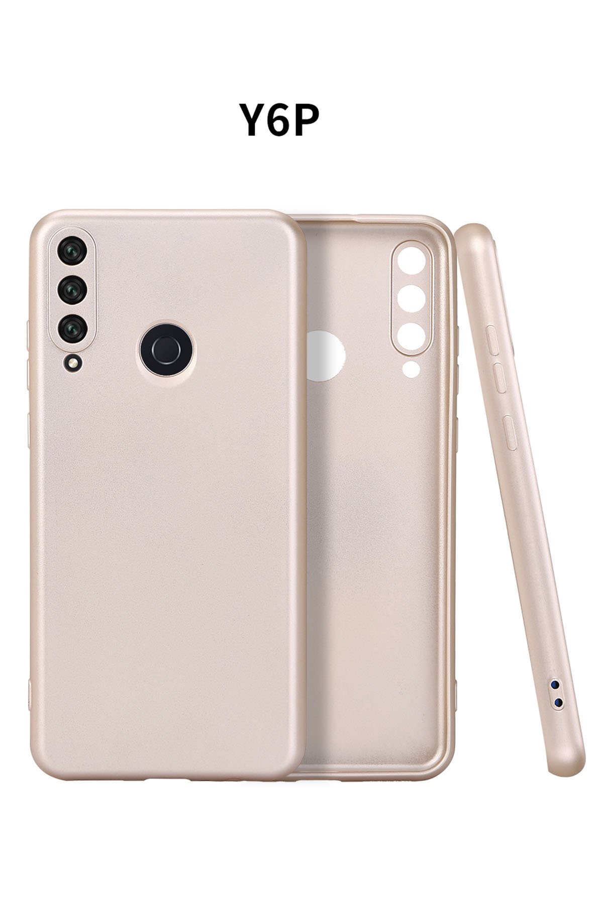 Newface Huawei Y6P Kılıf Montreal Silikon Kapak - Yeşil