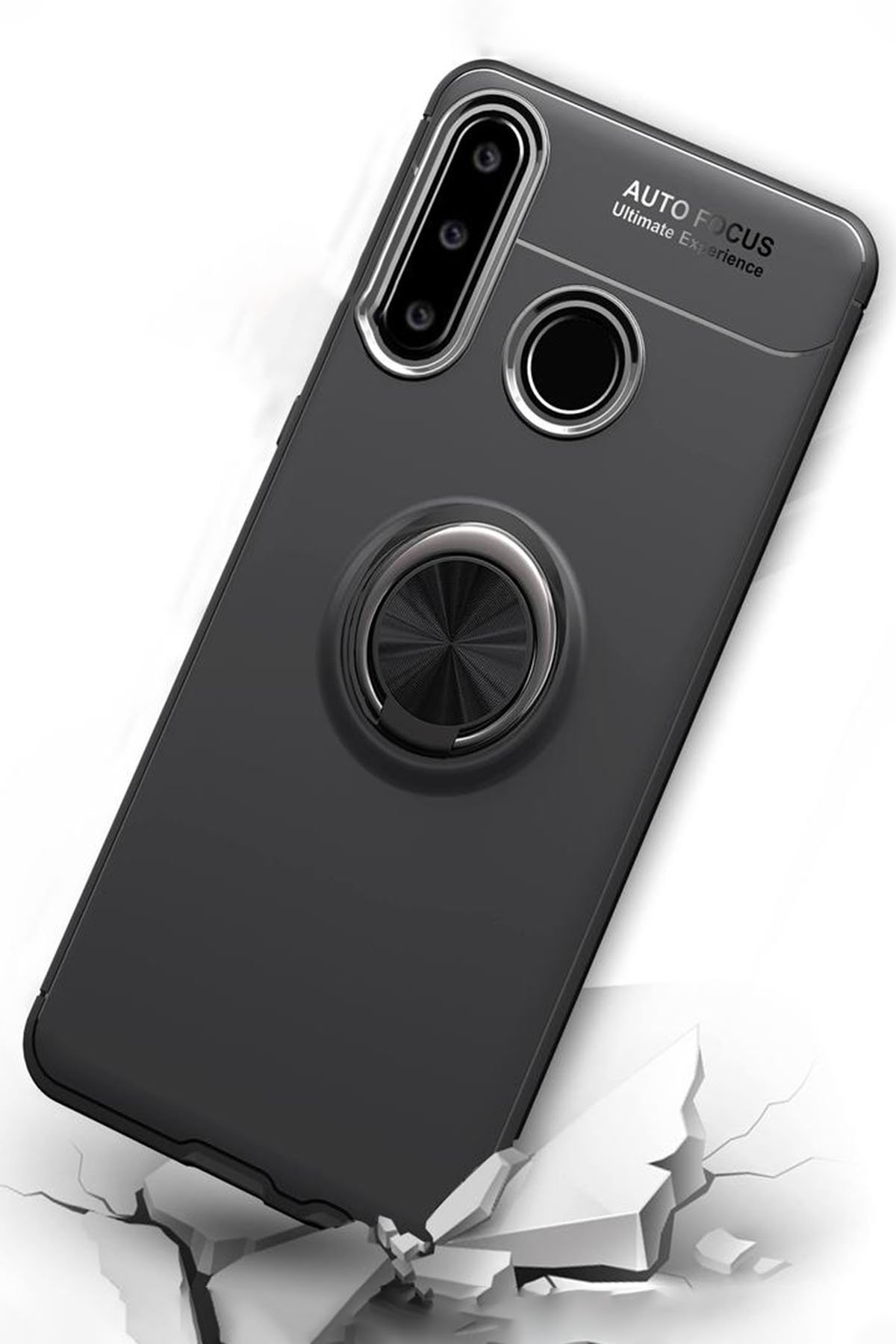 Newface Huawei Y6P Kılıf Lüx Şeffaf Silikon - Şeffaf
