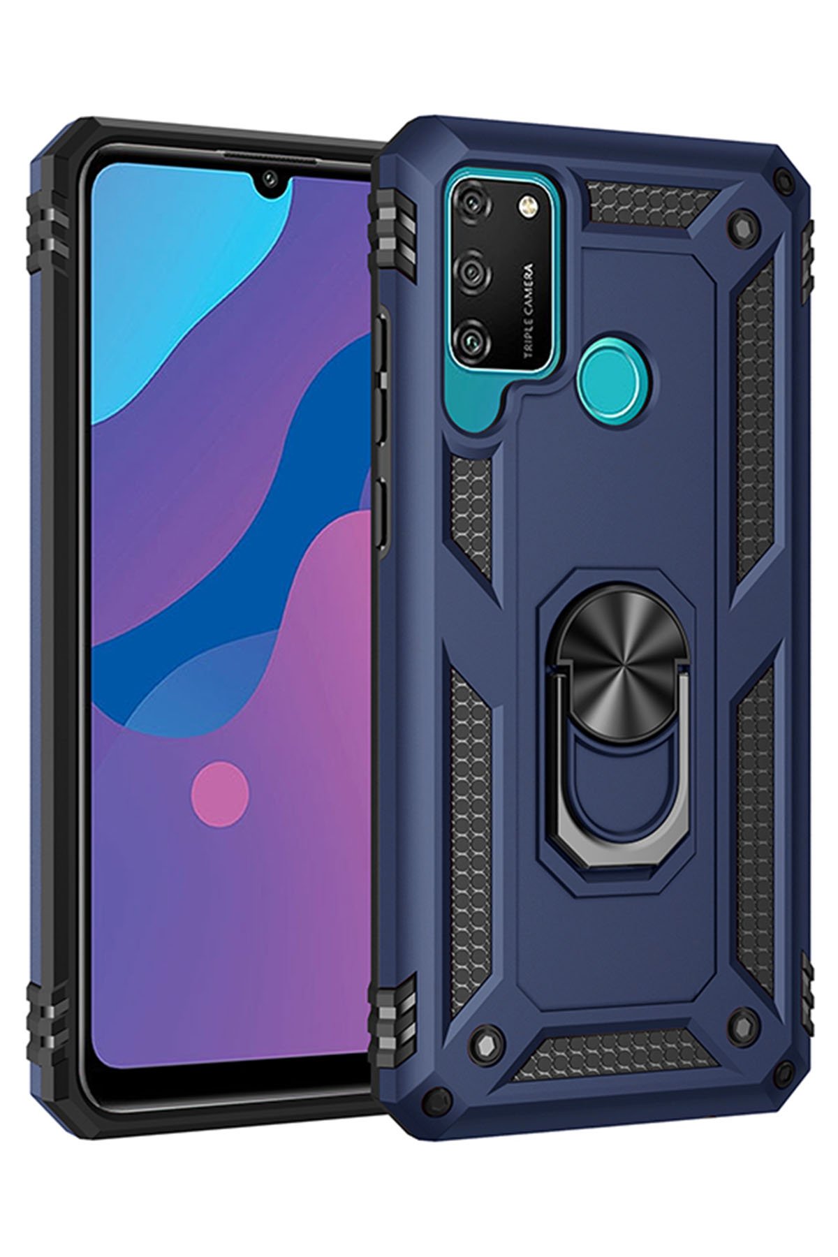 Newface Huawei Y6P Kılıf Marvel Yüzüklü Silikon - Pembe