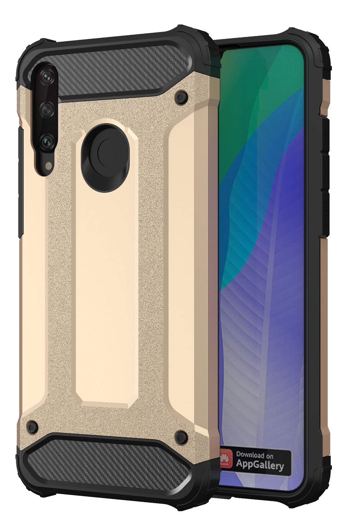 Newface Huawei Y6P Kılıf Montreal Silikon Kapak - Yeşil