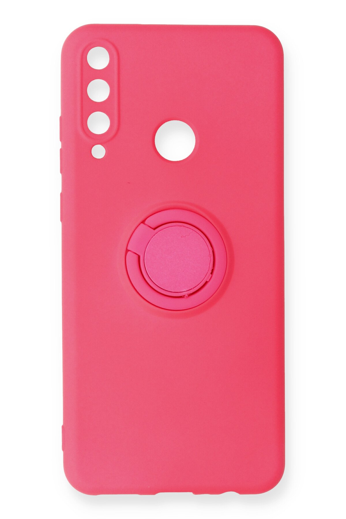 Newface Huawei Y6P Kılıf Lüx Çift Renkli Silikon - Mavi