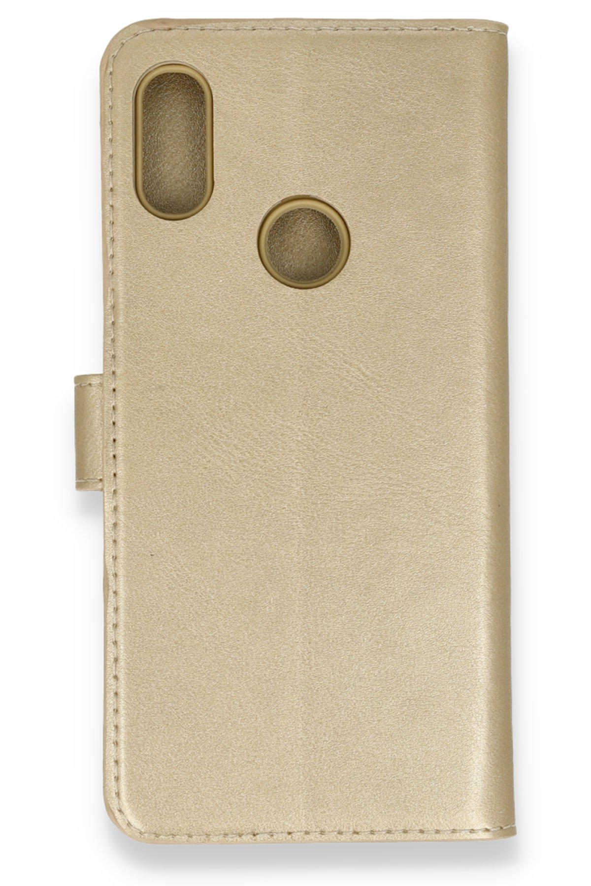 Newface Huawei Y6S Kılıf Trend S Plus Kapaklı Kılıf - Gold