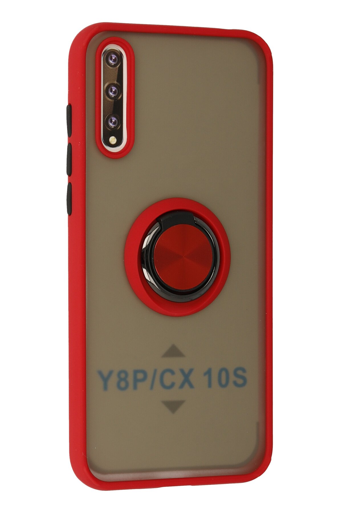 Newface Huawei Y8P Kılıf Nano içi Kadife Silikon - Siyah