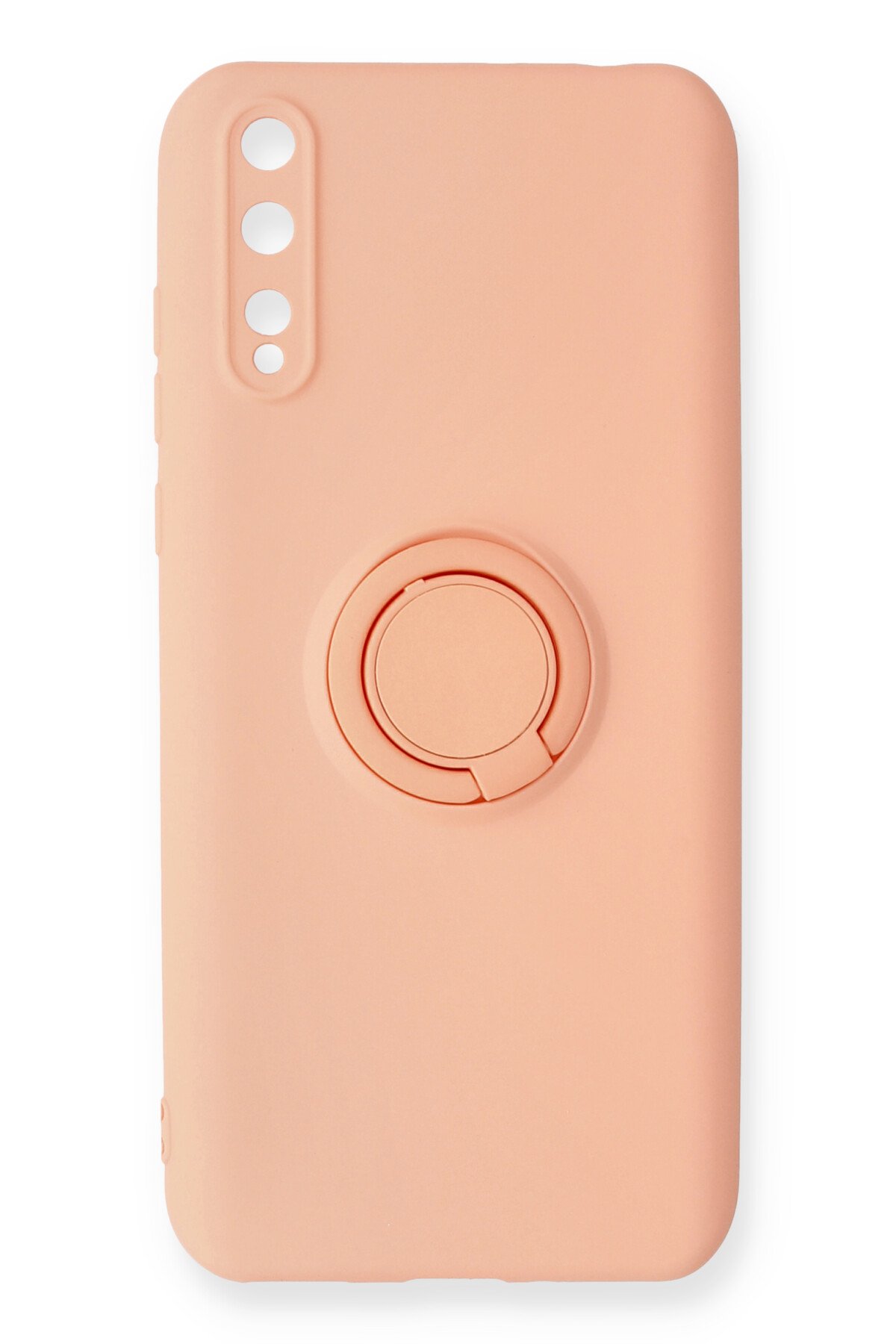 Newface Huawei Y8P Kılıf Viktor Yüzüklü Silikon - Koyu Yeşil