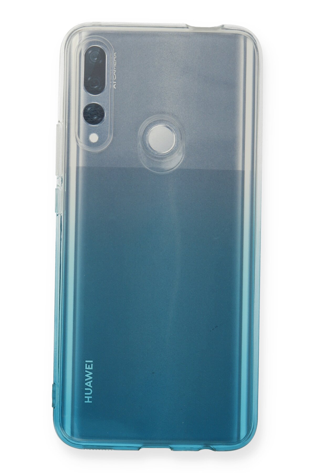 Newface Huawei Y9 Prime 2019 Kılıf Lüx Çift Renkli Silikon - Pembe