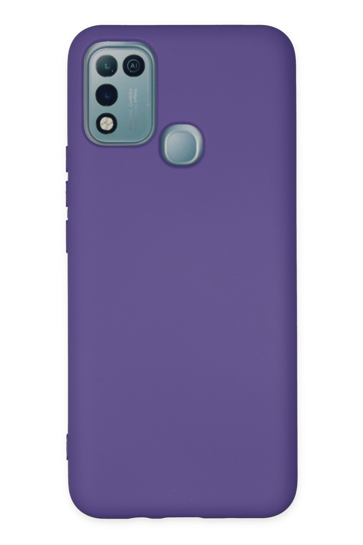 Newface İnfinix Hot 10 Play Kılıf Nano içi Kadife Silikon - Kırmızı