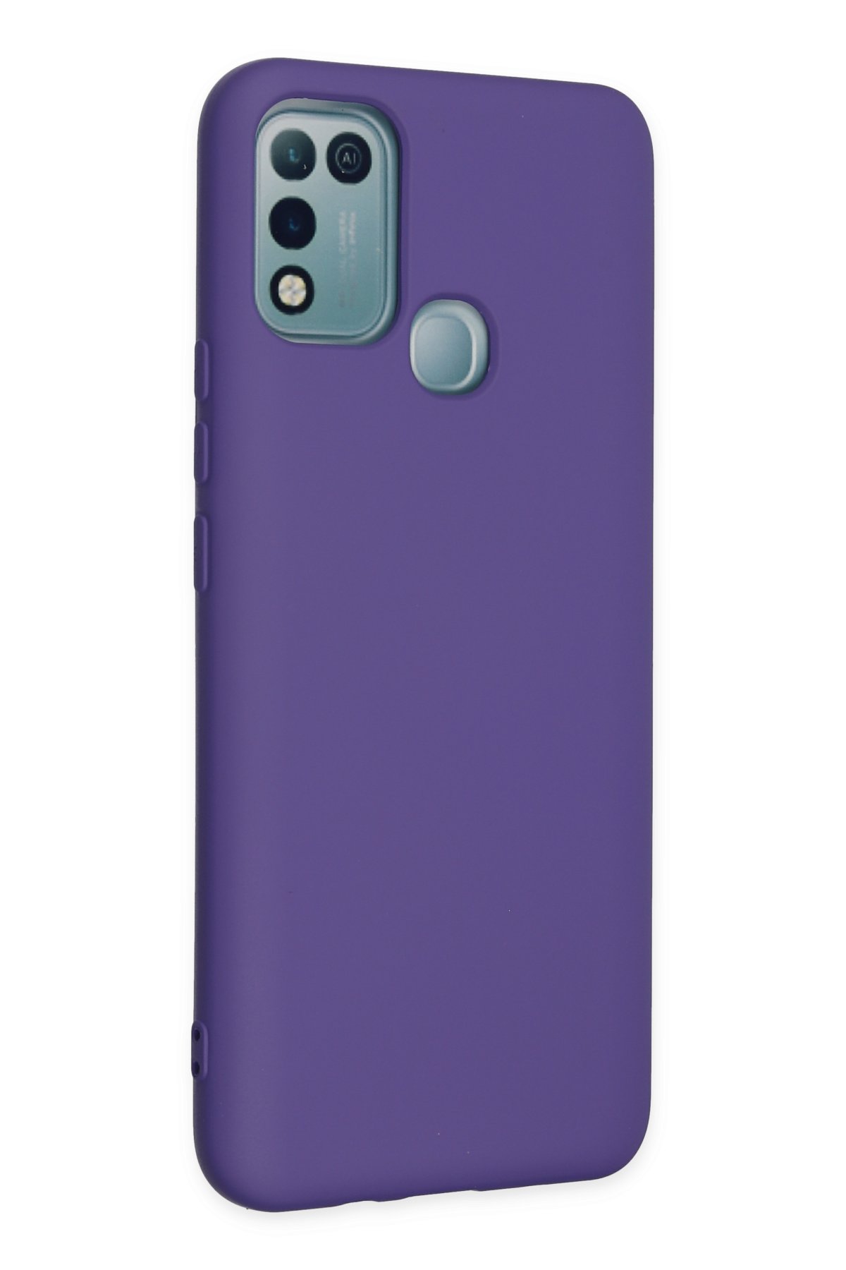 Newface İnfinix Hot 10 Play Kılıf Nano içi Kadife Silikon - Kırmızı