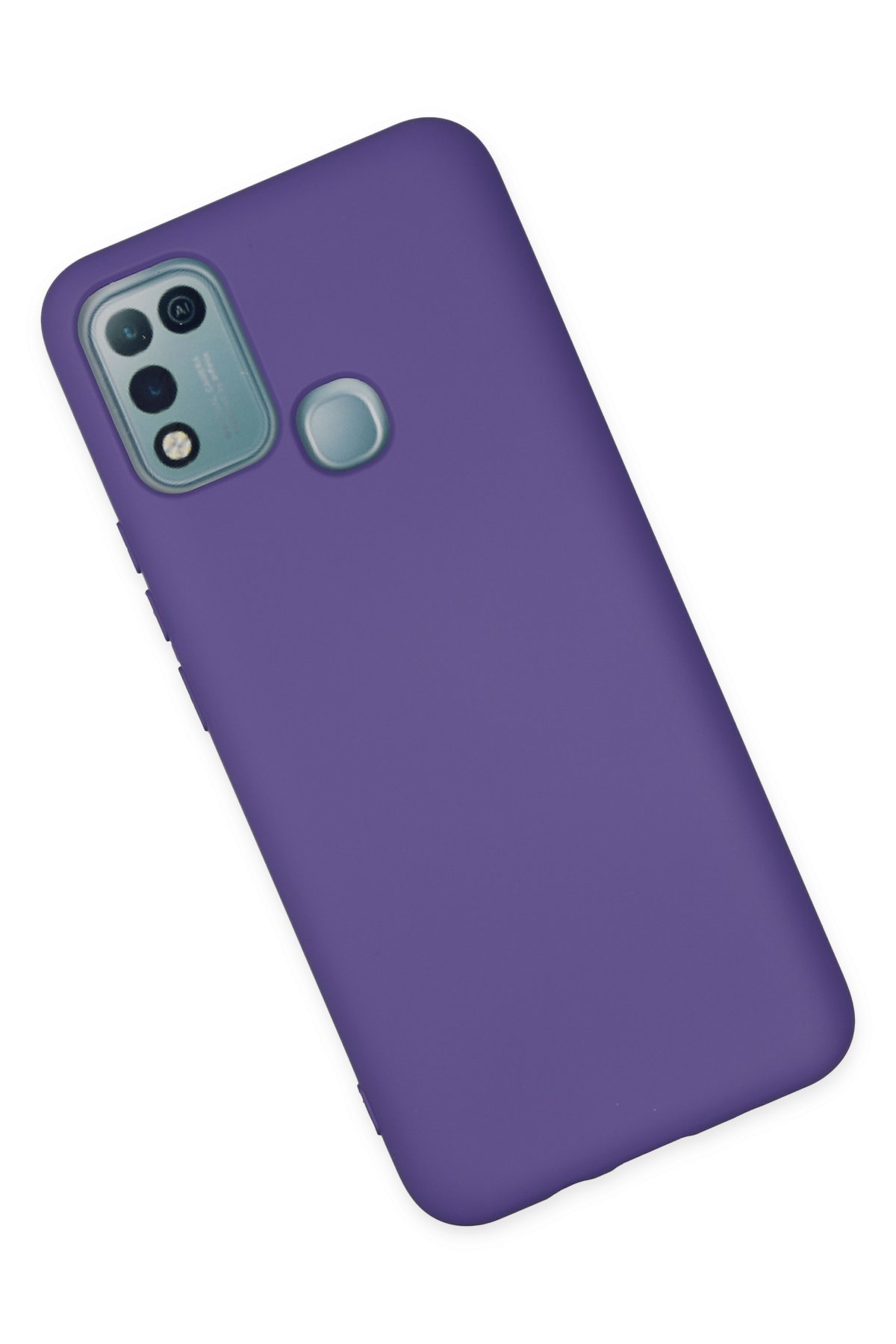 Newface İnfinix Hot 10 Play Kılıf Nano içi Kadife Silikon - Kırmızı