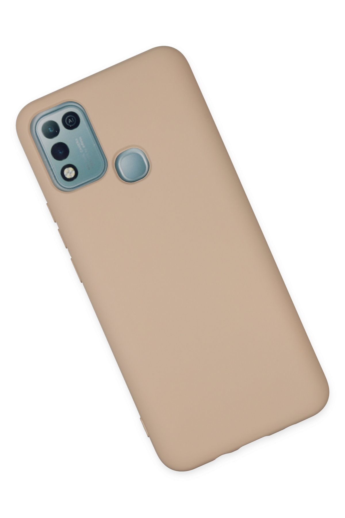 Newface İnfinix Hot 10 Play Kılıf Nano içi Kadife Silikon - Mavi