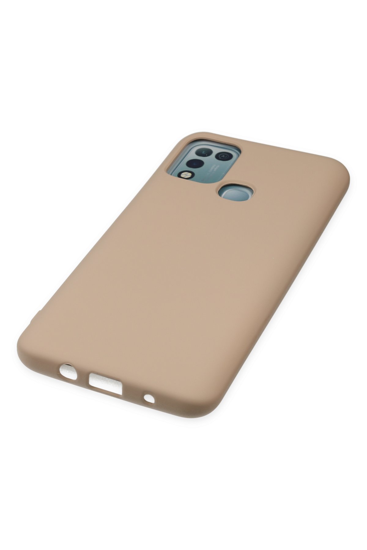 Newface İnfinix Hot 10 Play Kılıf Nano içi Kadife Silikon - Mavi