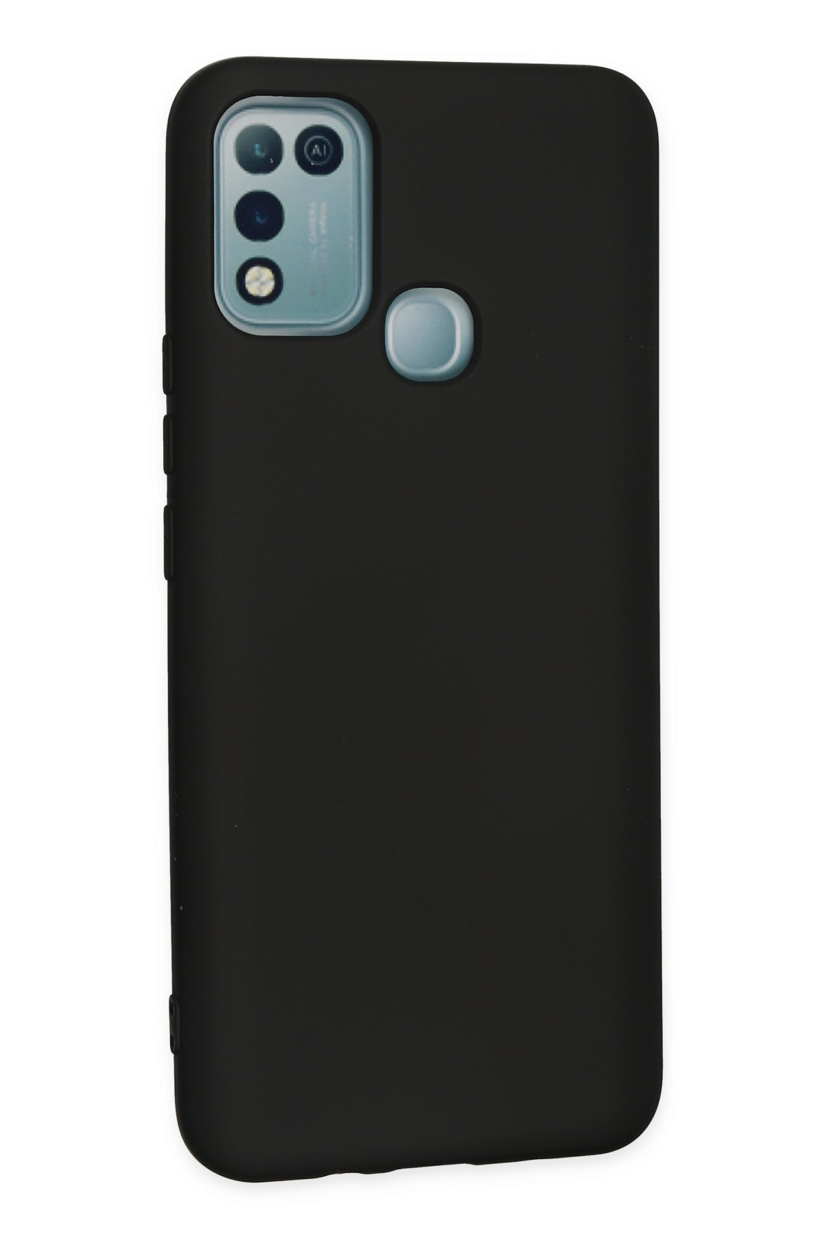 Newface İnfinix Hot 10 Play Kılıf Nano içi Kadife Silikon - Turuncu