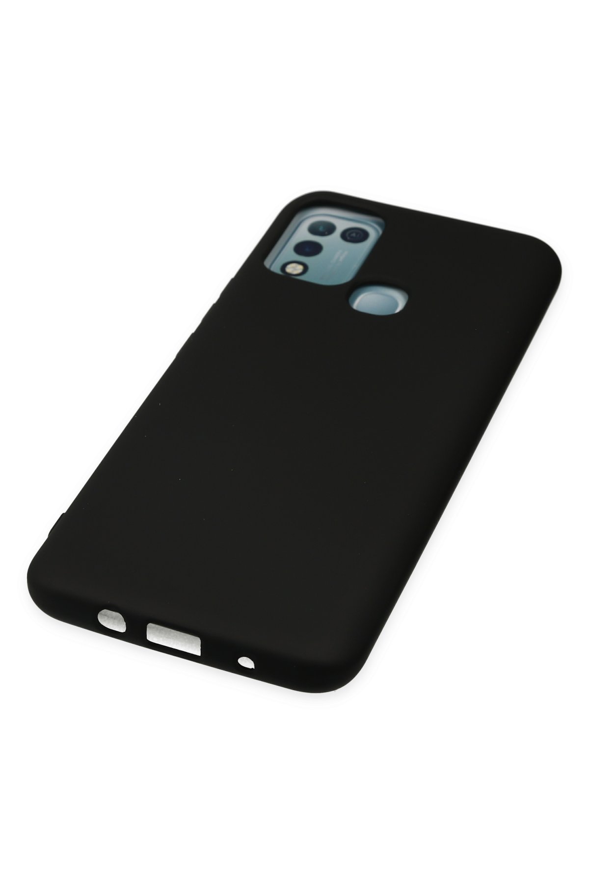 Newface İnfinix Hot 10 Play Kılıf Nano içi Kadife Silikon - Turuncu