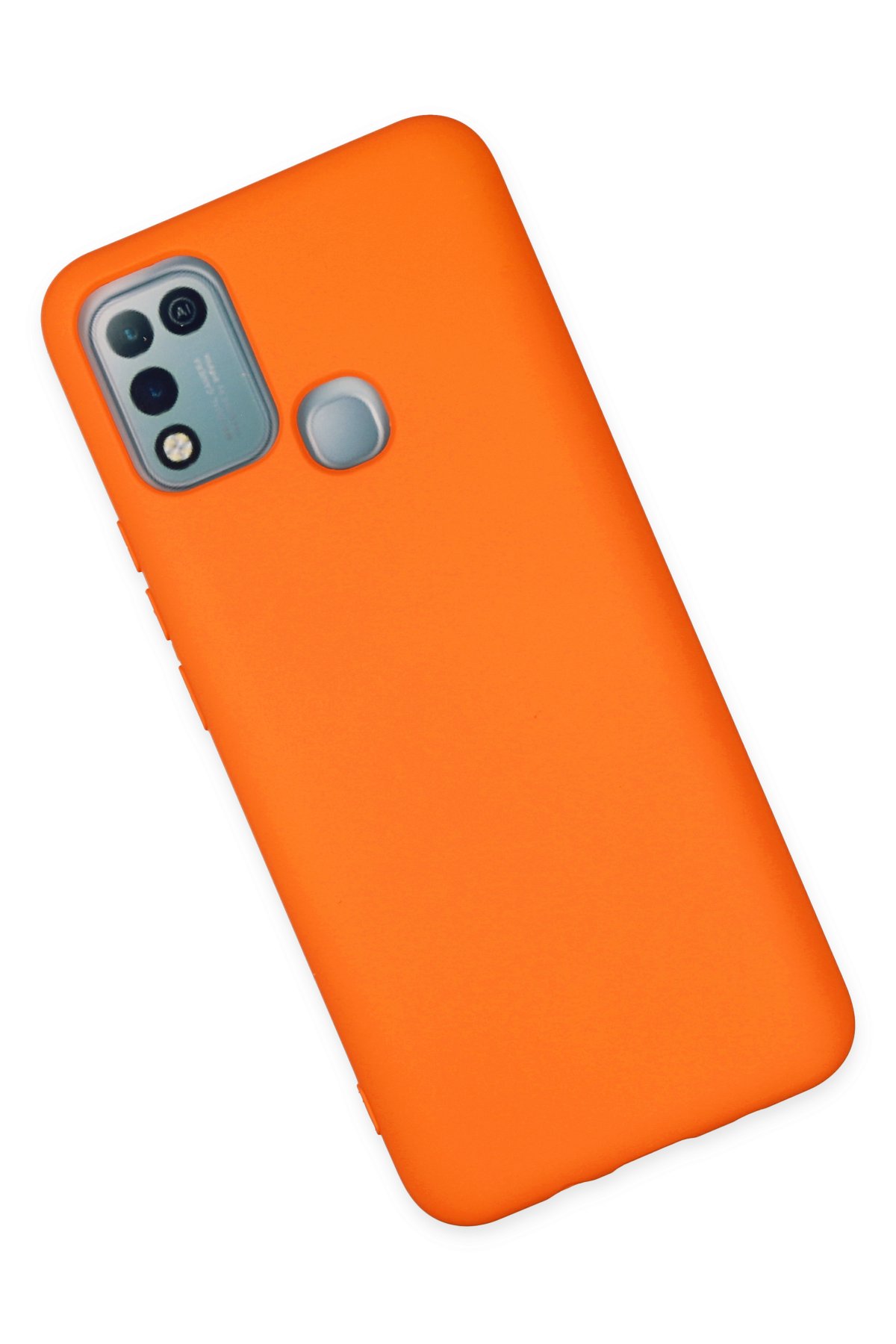 Newface İnfinix Hot 10 Play Kılıf Nano içi Kadife Silikon - Gri