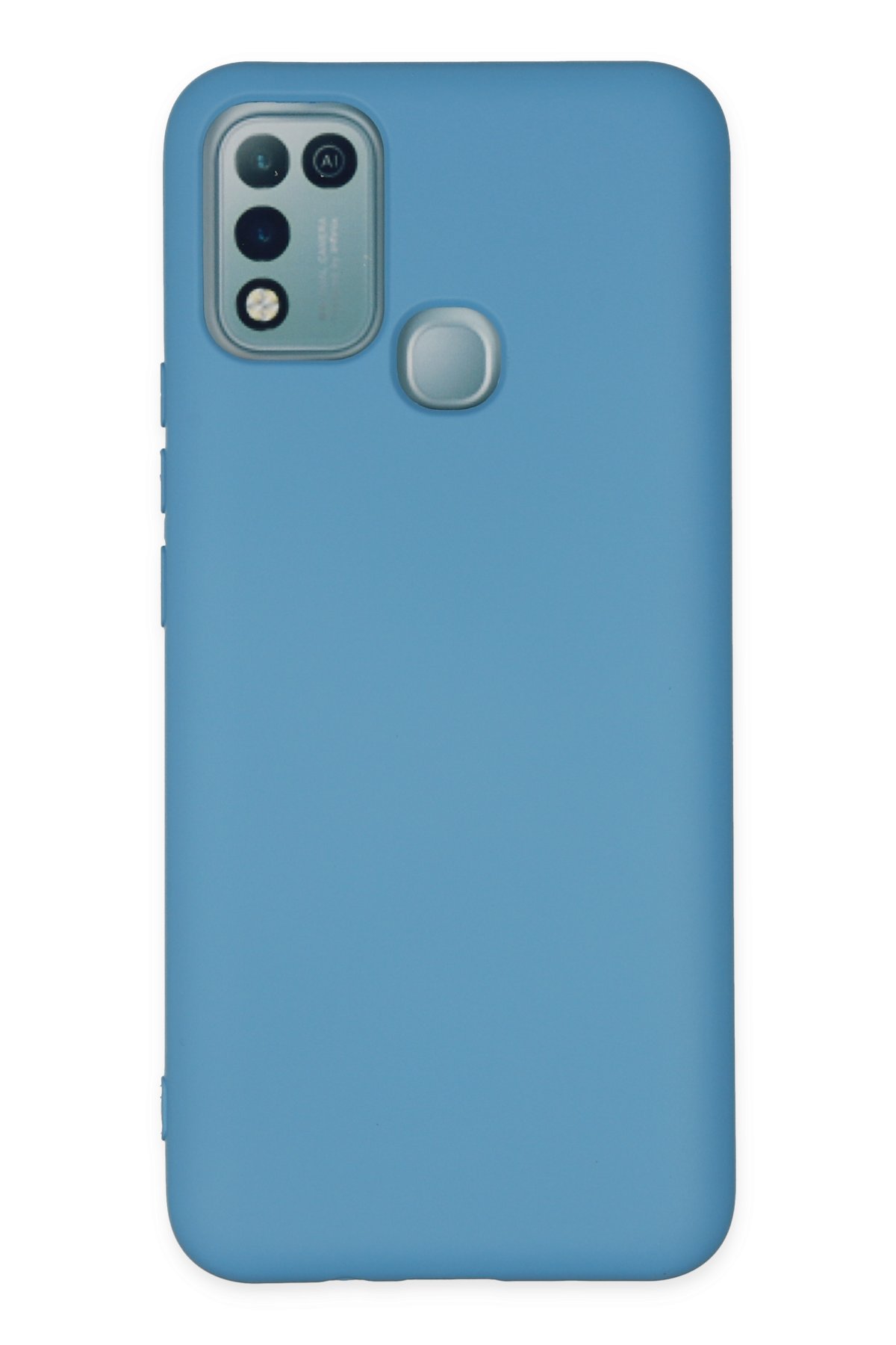 Newface İnfinix Hot 11 Play Kılıf Nano içi Kadife Silikon - Lacivert