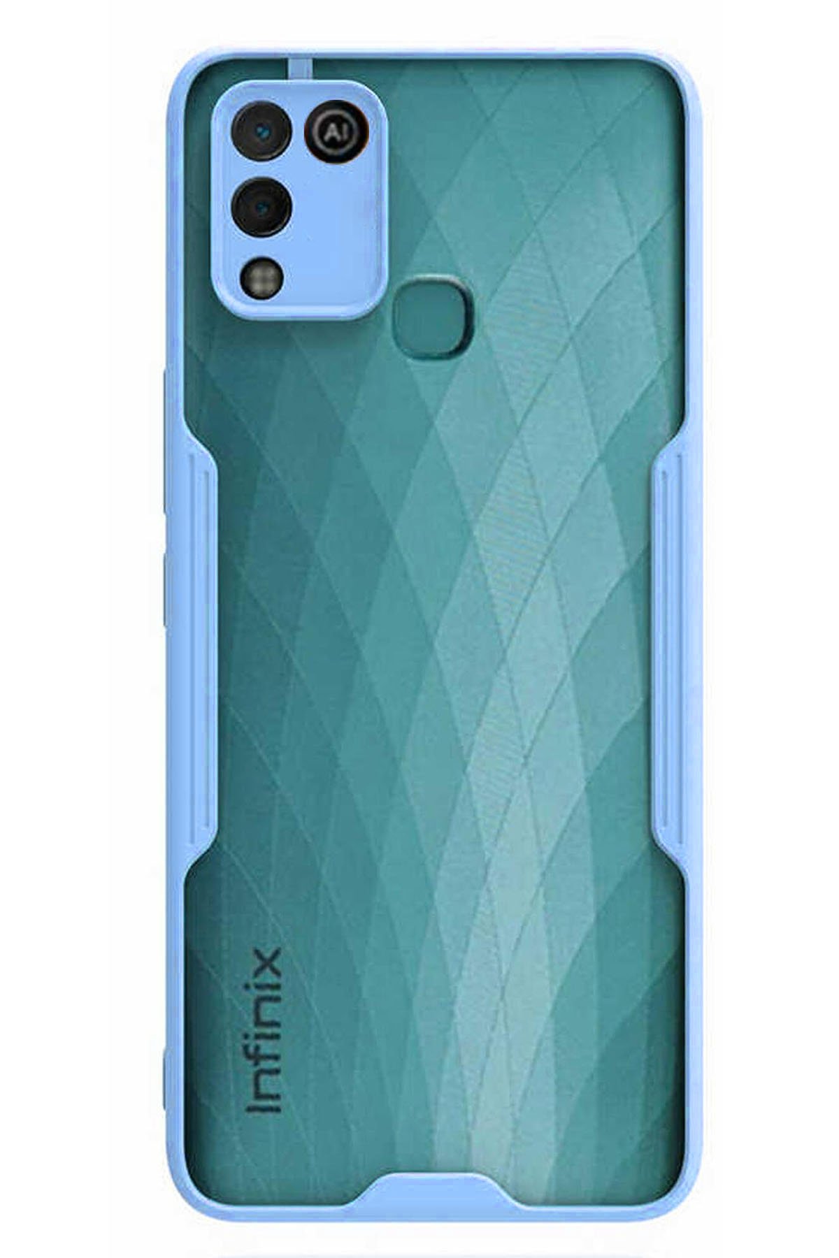 Newface İnfinix Hot 11 Play Kılıf Nano içi Kadife Silikon - Kırmızı