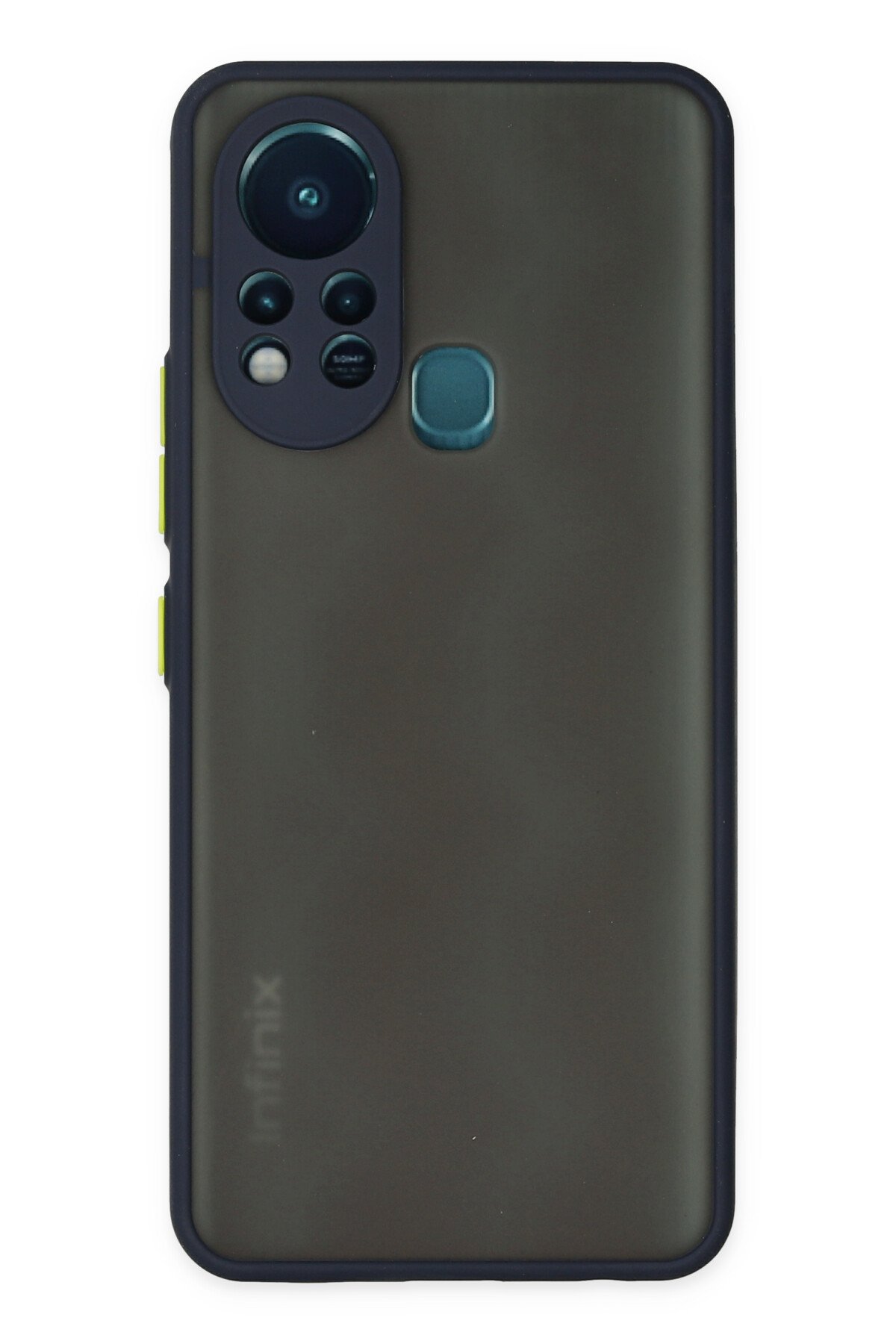 Newface İnfinix Hot 11s Kılıf Nano içi Kadife Silikon - Mavi