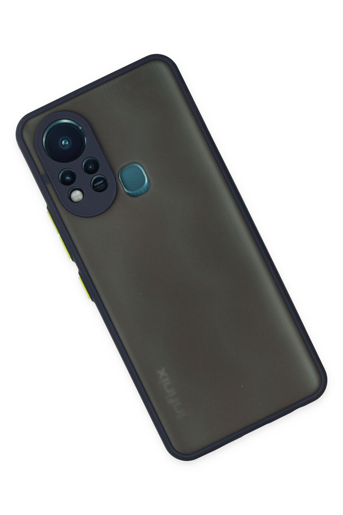 Newface İnfinix Hot 11s Kılıf Nano içi Kadife Silikon - Mavi