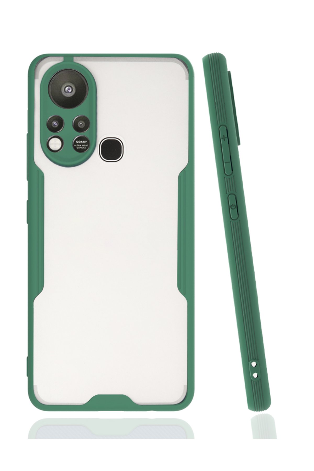 Newface İnfinix Hot 11s Kılıf Nano içi Kadife Silikon - Mavi