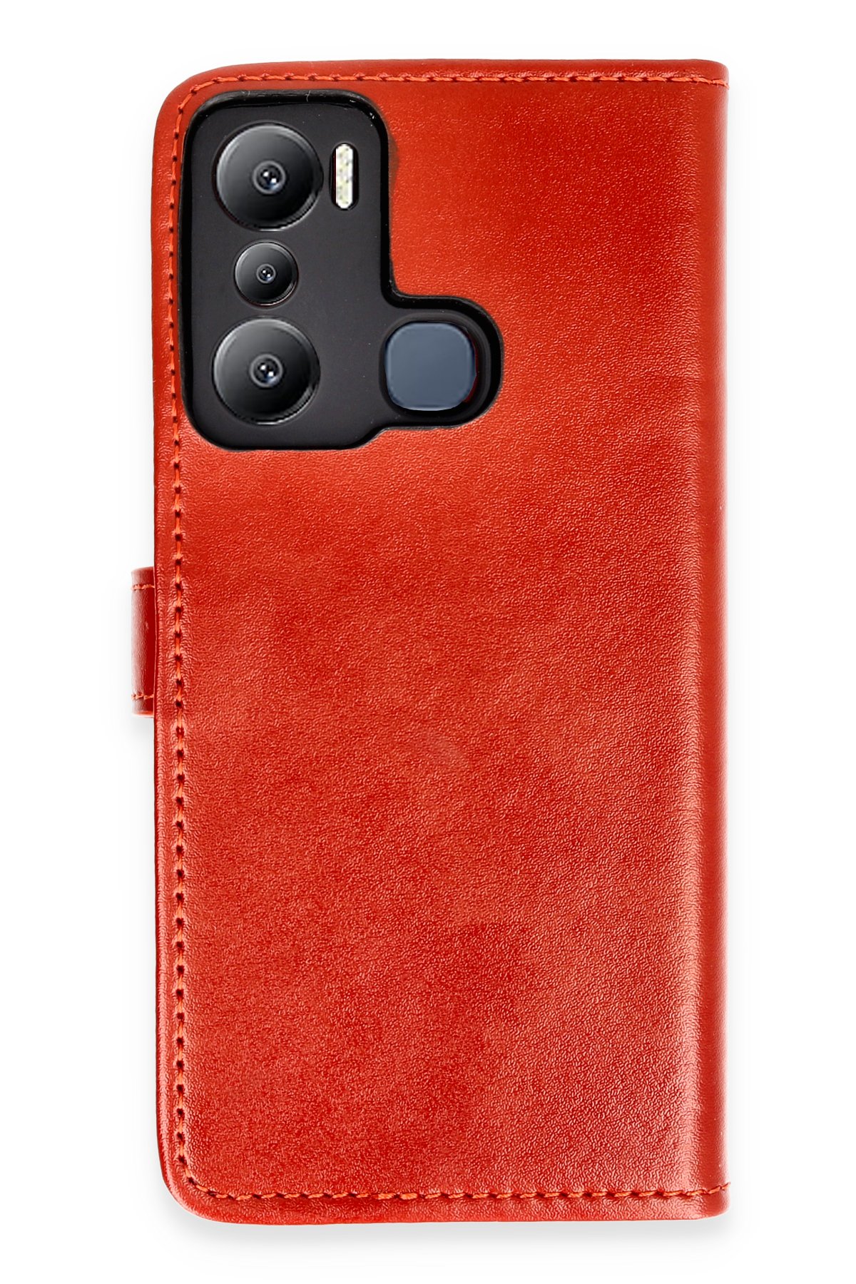 Newface İnfinix Hot 20i Kılıf Trend S Plus Kapaklı Kılıf - Siyah