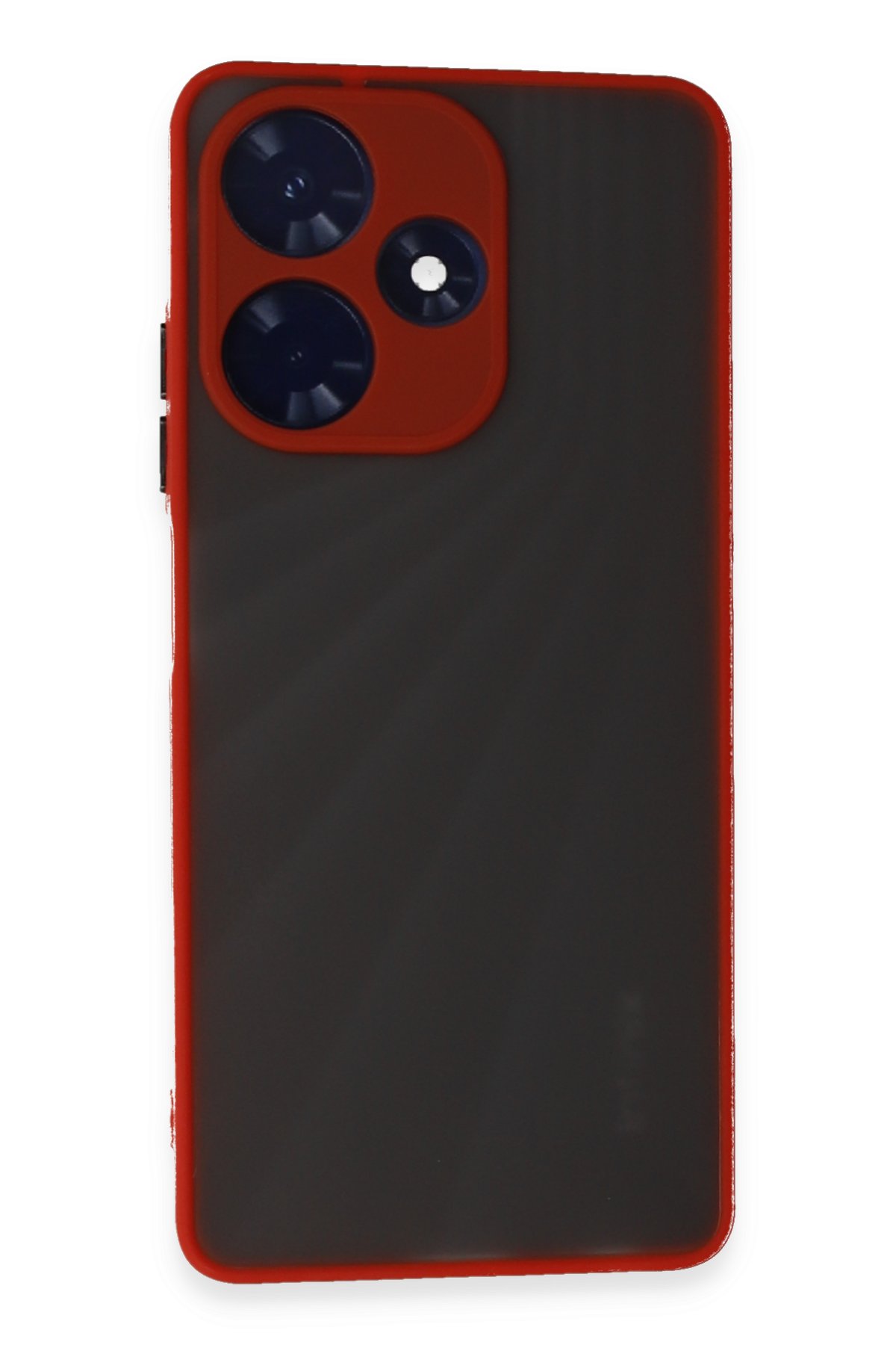 Newface İnfinix Hot 30 4G Kılıf Pars Lens Yüzüklü Silikon - Yeşil