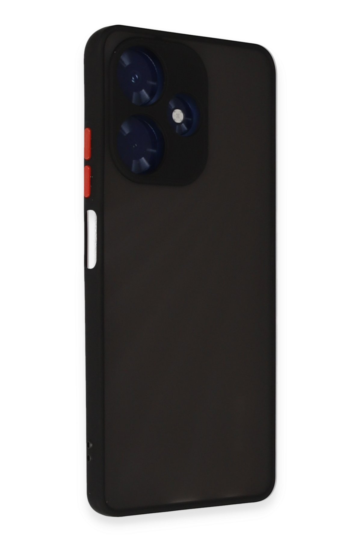 Newface İnfinix Hot 30 4G Kılıf Pars Lens Yüzüklü Silikon - Yeşil