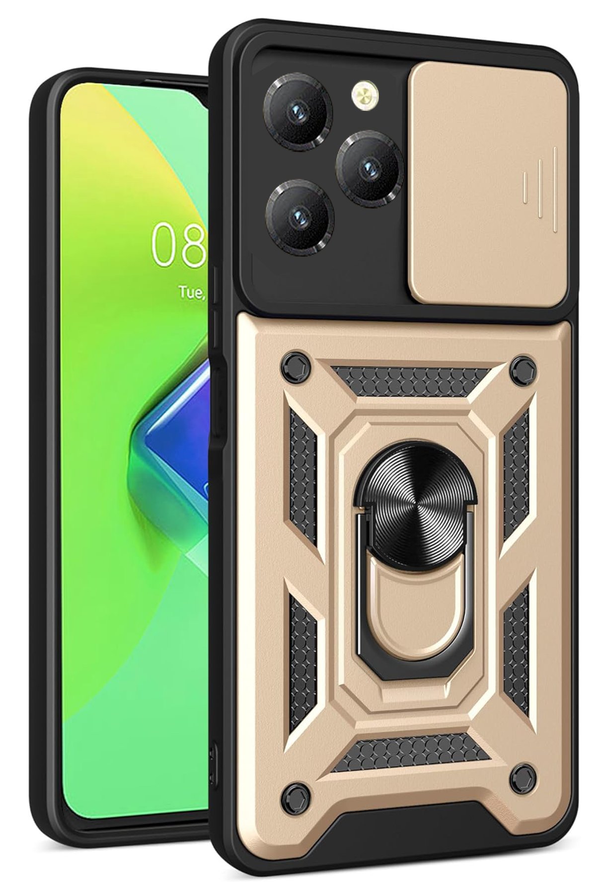 Newface İnfinix Hot 40 Pro Kılıf Montreal Silikon Kapak - Siyah